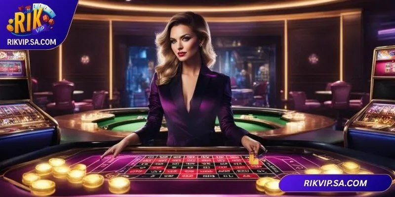 Casino Trực Tuyến RIKVIP – Đỉnh Cao Cá Cược Thời Đại Số 2 Không khí sòng bài chân thực với dealer thật tại casino trực tuyến RIKVIP