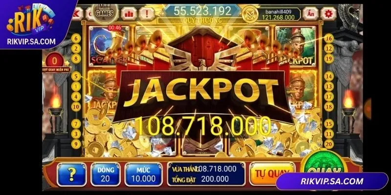 Jackpot Nổ Hũ RIKVIP: Cơ Hội Lớn Cùng Cổng Game Uy Tín 2 Chỉ một lần quay đúng lúc, bạn có thể giành giải jackpot cực khủng